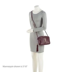 Saint Laurent (YSL) Matelasse Calfskin Monogram Lou Camera Bag